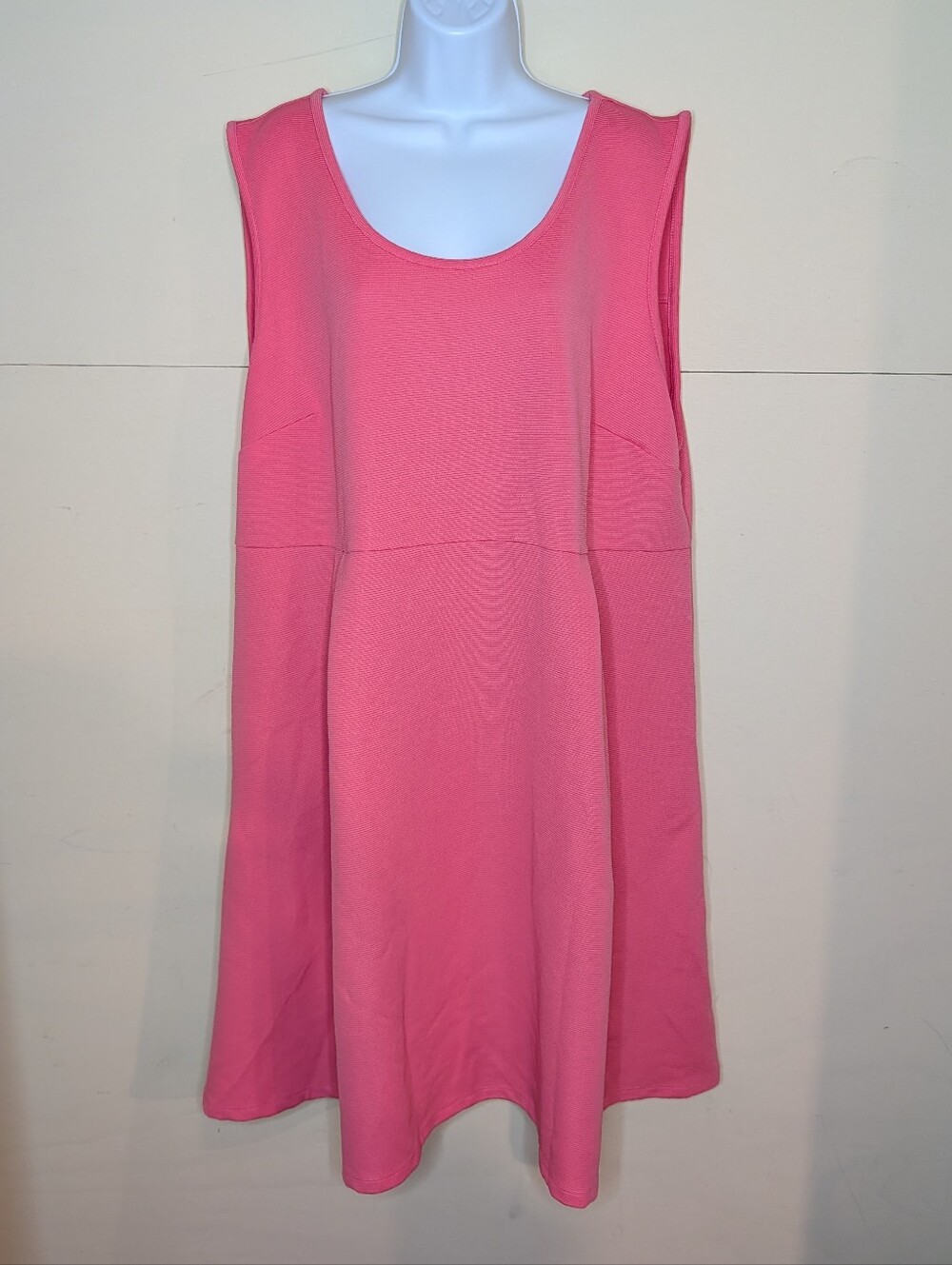 Apt 9 Fit And Flare Sleeveless Dress Bright Pink